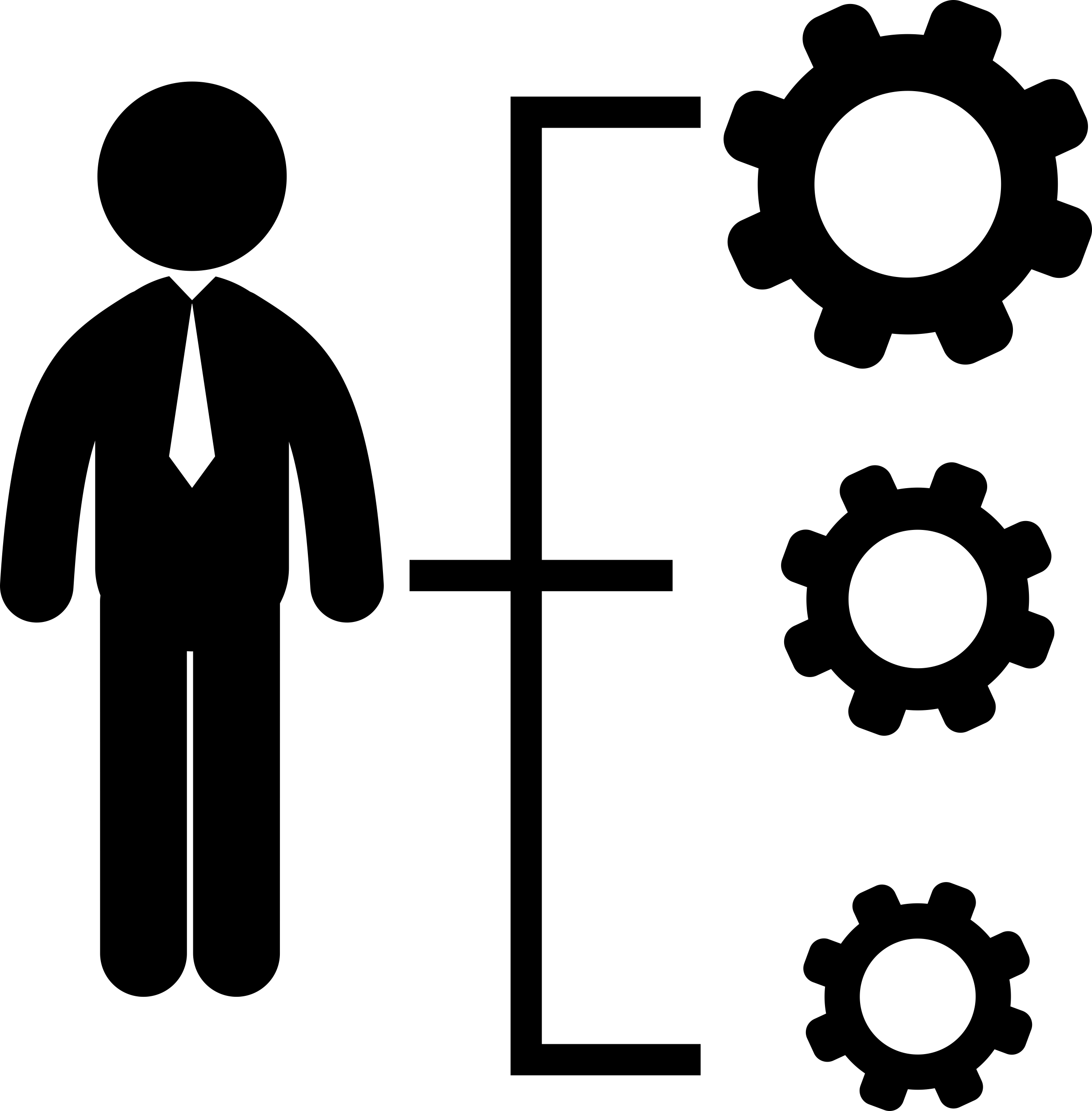 Businessman On Graphic Of Business Resources Sticker Svg Vector Free Vectors